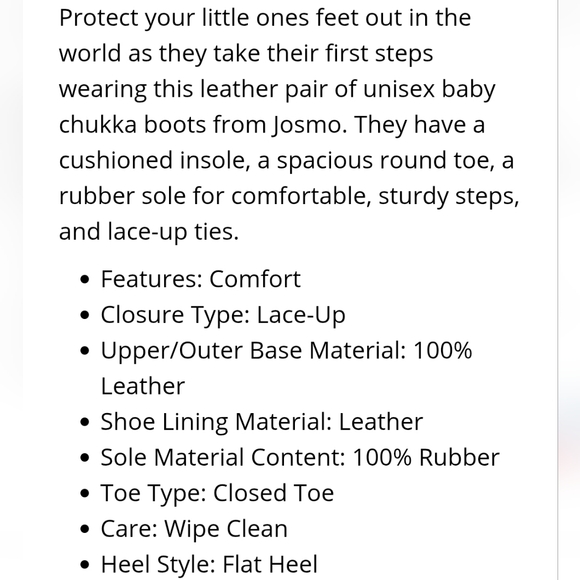 NWOT Josmo Baby Unisex Walking Shoes - Picture 11 of 12